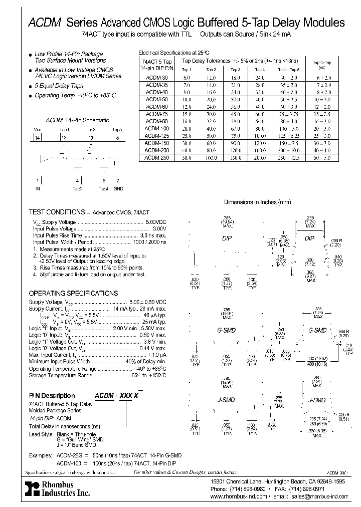 ACDM-100_4338645.PDF Datasheet