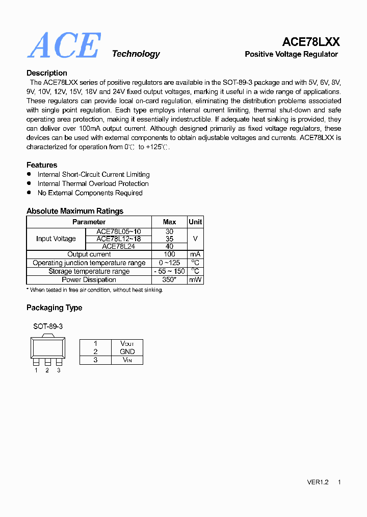 ACE78L08AMH_4559122.PDF Datasheet