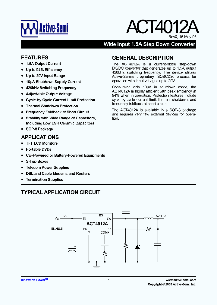 ACT4012A08_4229684.PDF Datasheet