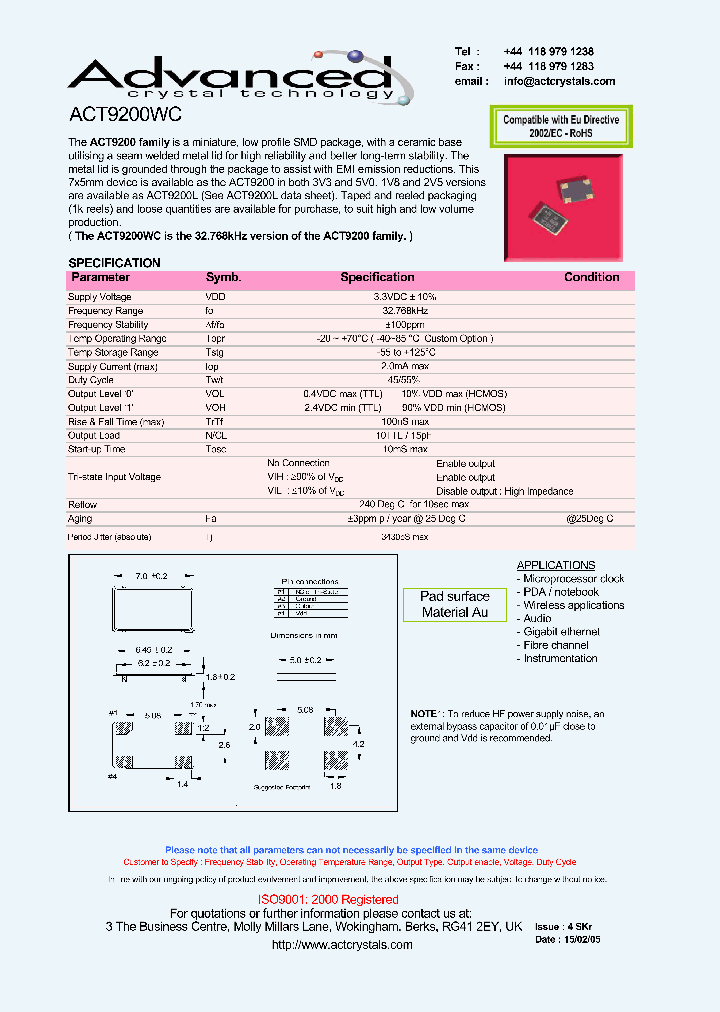 ACT9200WC_4200733.PDF Datasheet