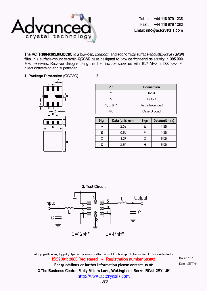 ACTF3004_4418958.PDF Datasheet
