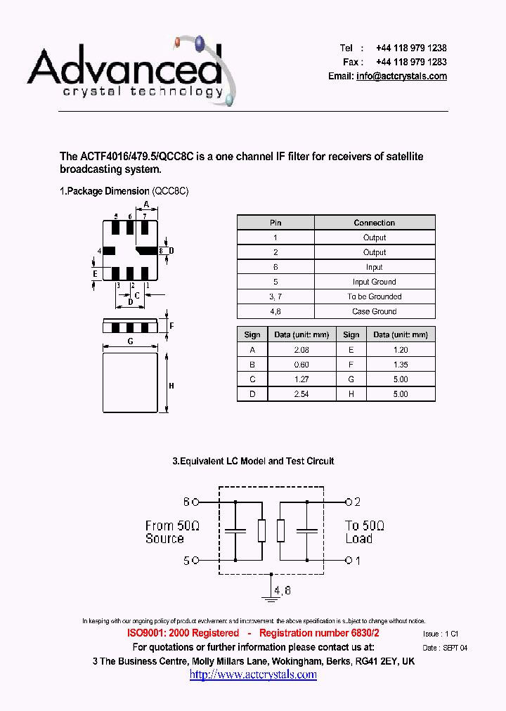 ACTF4016_4227594.PDF Datasheet