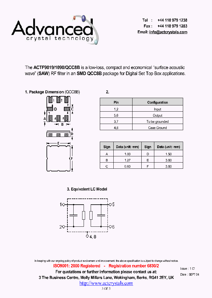 ACTF9019_4205109.PDF Datasheet