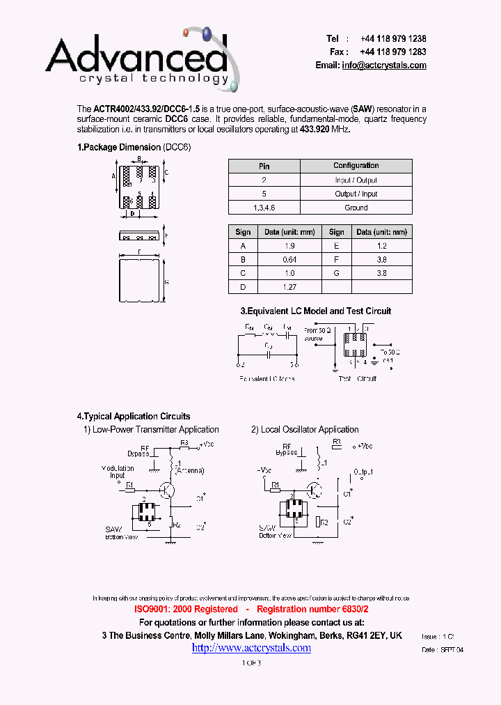 ACTR4002_4166660.PDF Datasheet