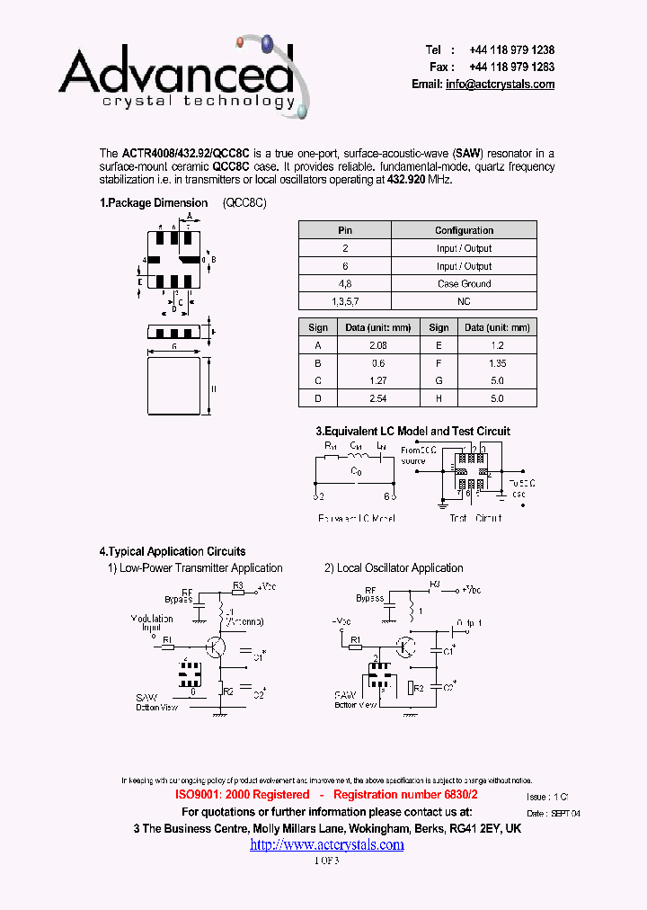 ACTR4008_4166666.PDF Datasheet