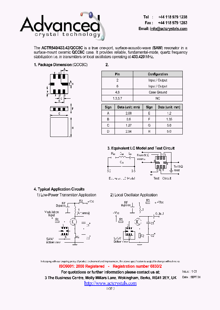 ACTR540_4291748.PDF Datasheet