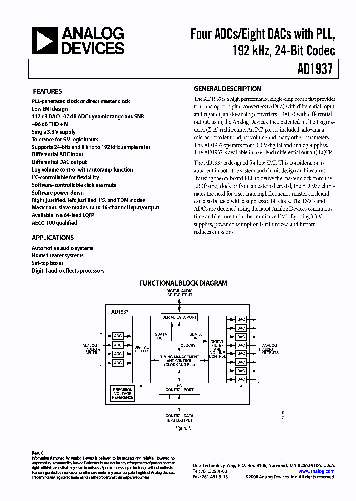 AD1937_4291505.PDF Datasheet