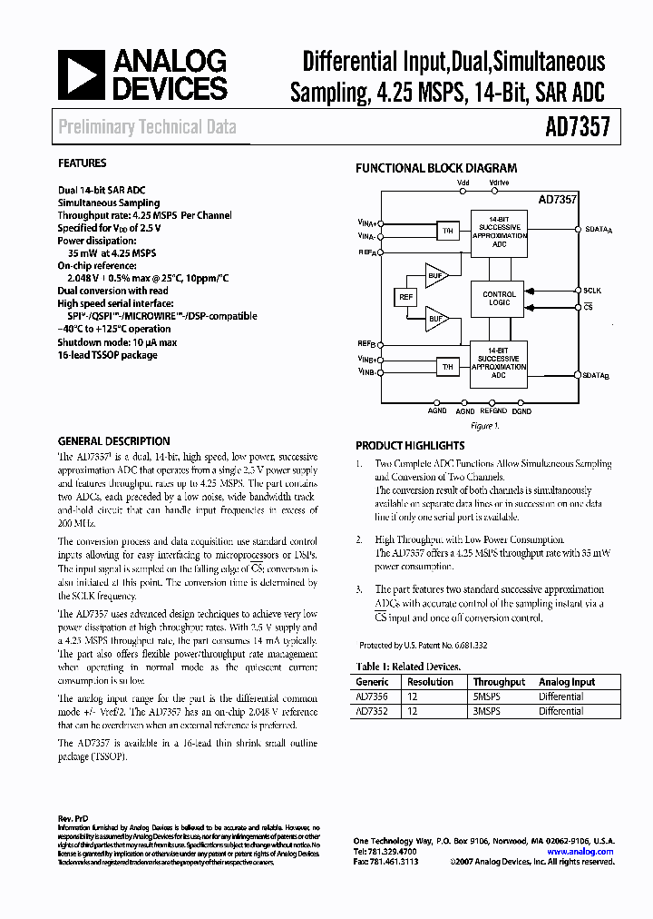 AD7357BRUZ_4758505.PDF Datasheet