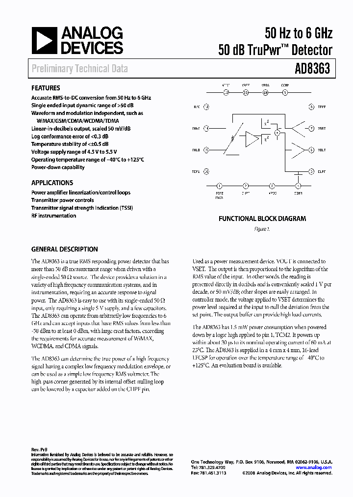 AD8363_4217094.PDF Datasheet