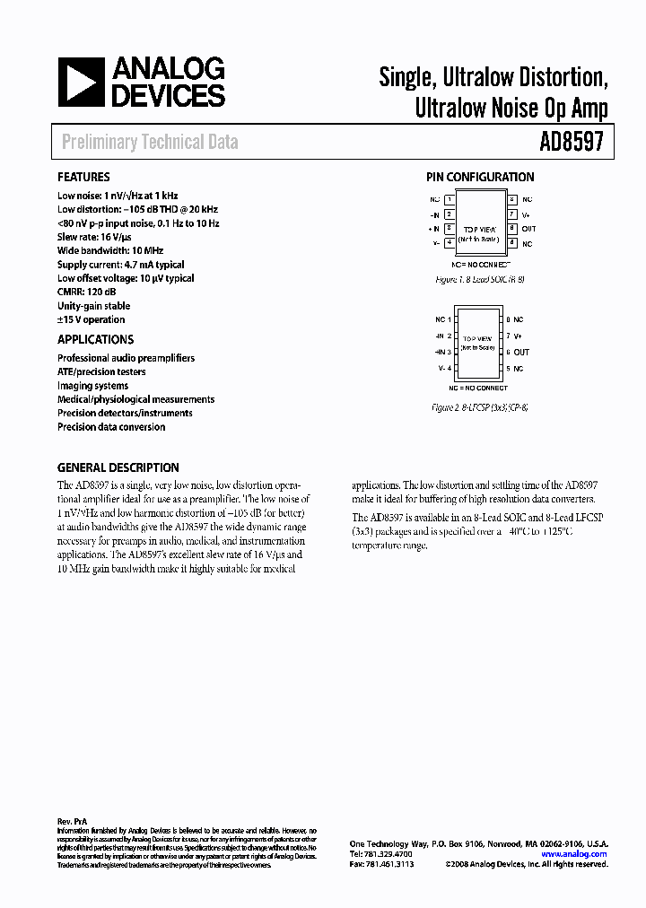 AD8597_4435757.PDF Datasheet