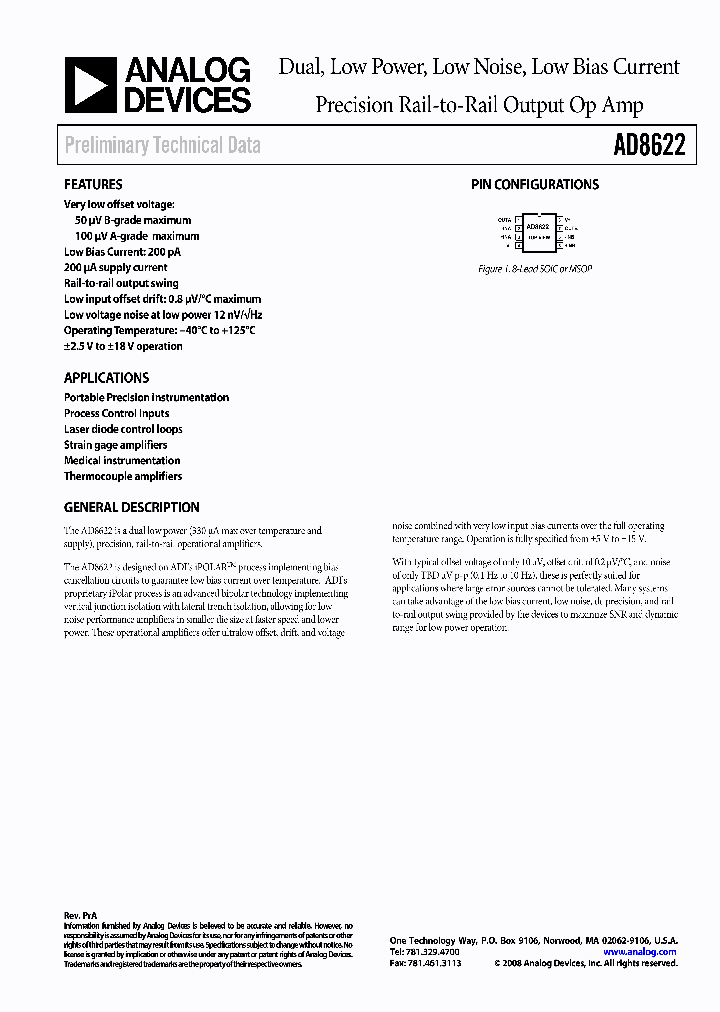 AD8622_4224795.PDF Datasheet