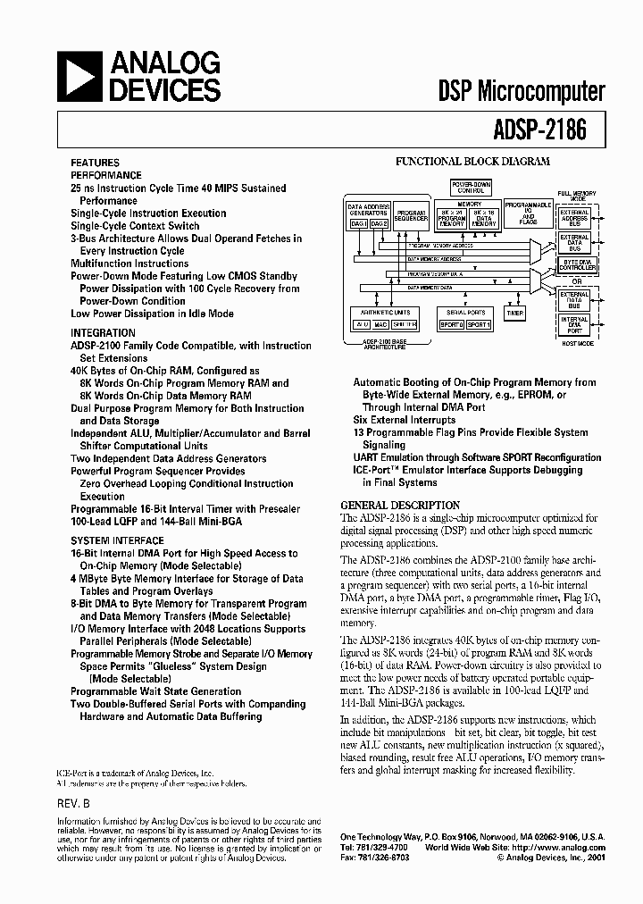 ADSP-218601_4917664.PDF Datasheet