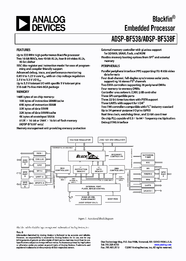 ADSP-BF538BBCZ-5A_4235170.PDF Datasheet