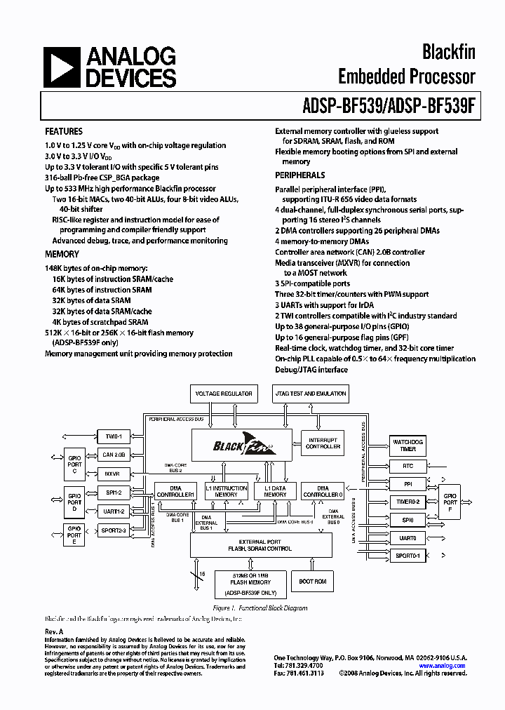 ADSP-BF539_4849520.PDF Datasheet