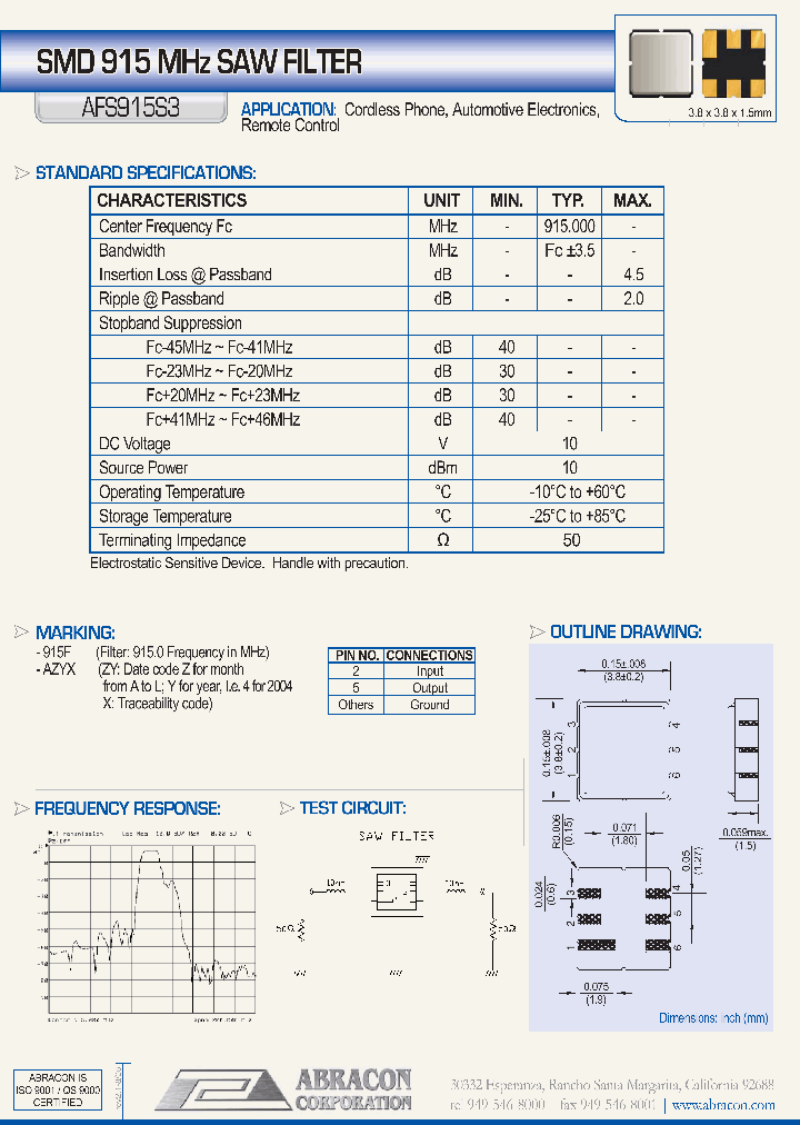AFS915S3_4243956.PDF Datasheet