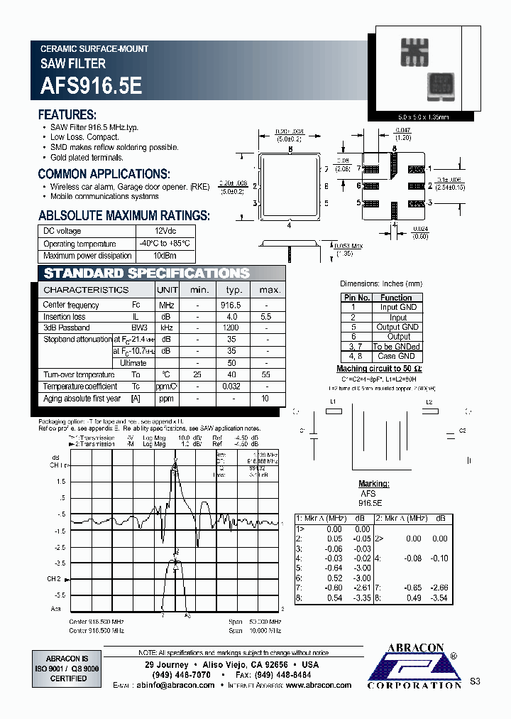 AFS9165E_4243957.PDF Datasheet