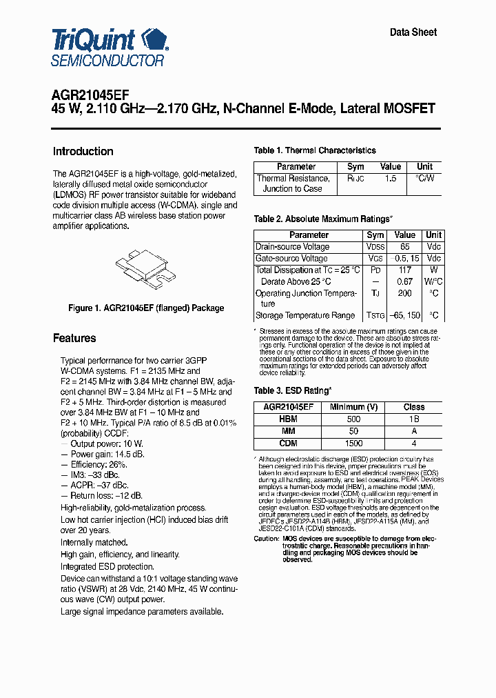 AGR21045EF_4542139.PDF Datasheet