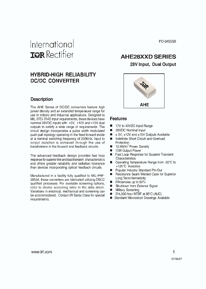 AHE2805DFCH-MSTR_4867533.PDF Datasheet