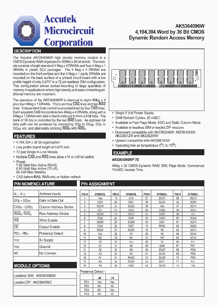 AK5364096WP-70_4635937.PDF Datasheet