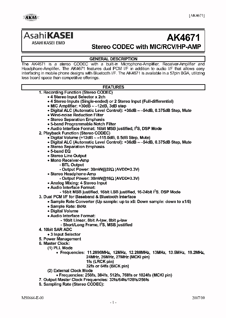 AKD4671_4463552.PDF Datasheet