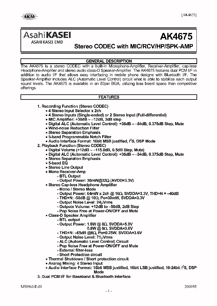 AKD4675_4463554.PDF Datasheet