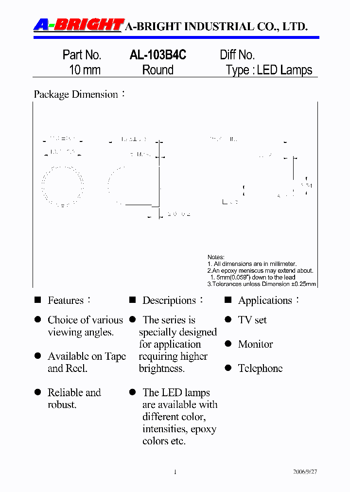 AL-103B4C_4819640.PDF Datasheet
