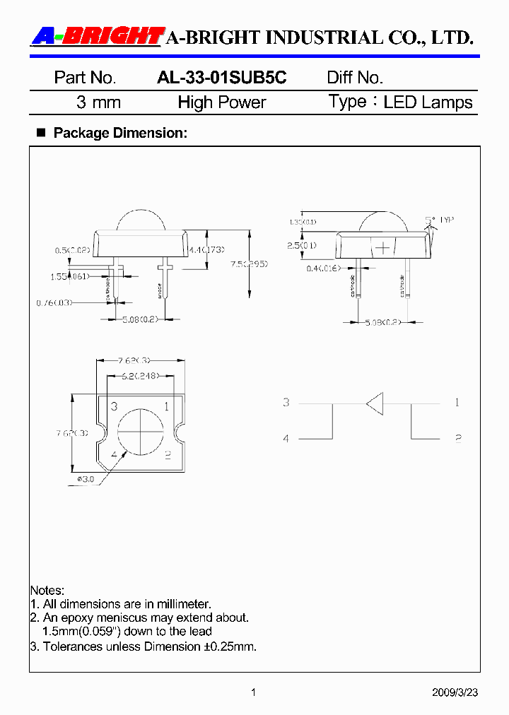 AL-33-01SUB5C_4538332.PDF Datasheet