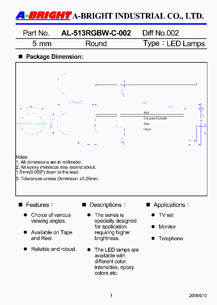 AL-513RGBW-C-002_4242749.PDF Datasheet