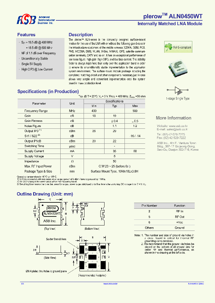 ALN0450WT_4460295.PDF Datasheet