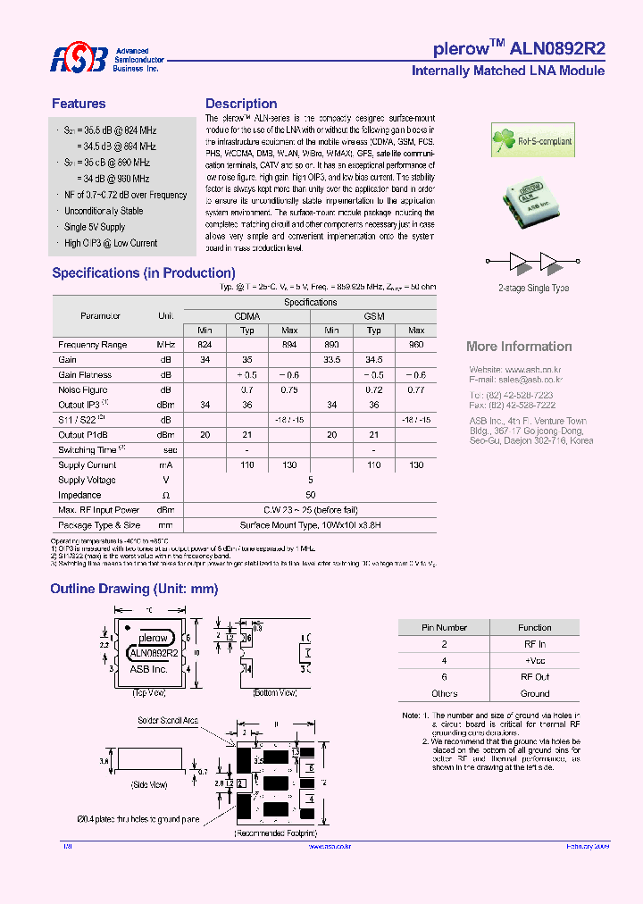 ALN0892R2_4810948.PDF Datasheet
