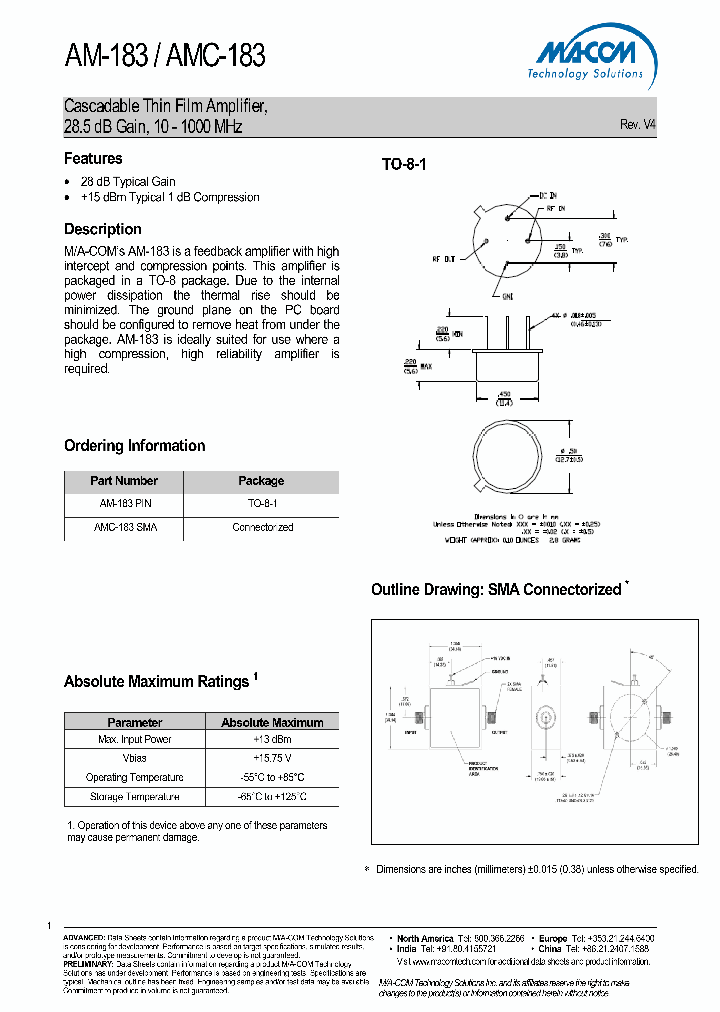 AMC-183SMA_4846770.PDF Datasheet
