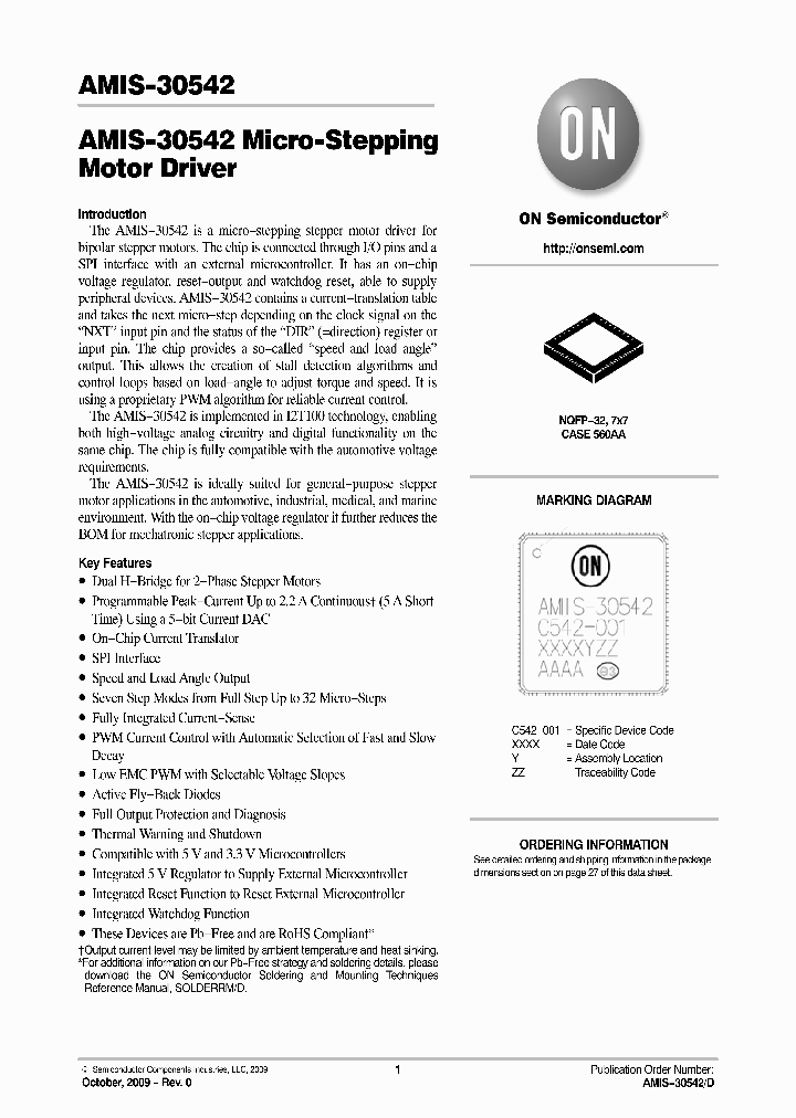 AMIS-30542_4530507.PDF Datasheet