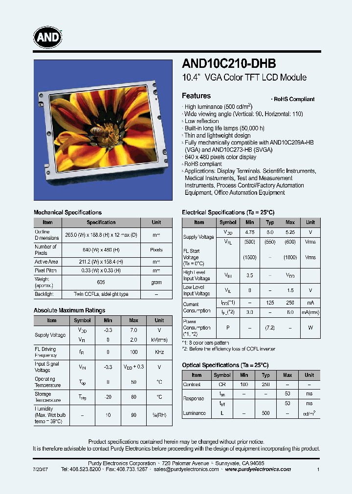 AND10C210-DHB_4532911.PDF Datasheet