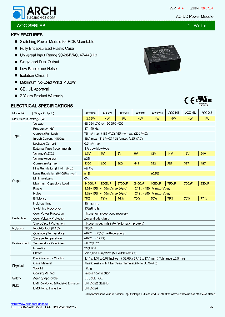AOC_4523591.PDF Datasheet