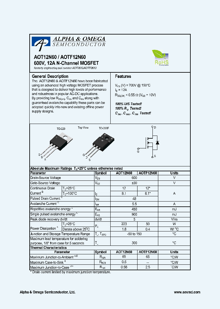 AOTF9610_4312658.PDF Datasheet