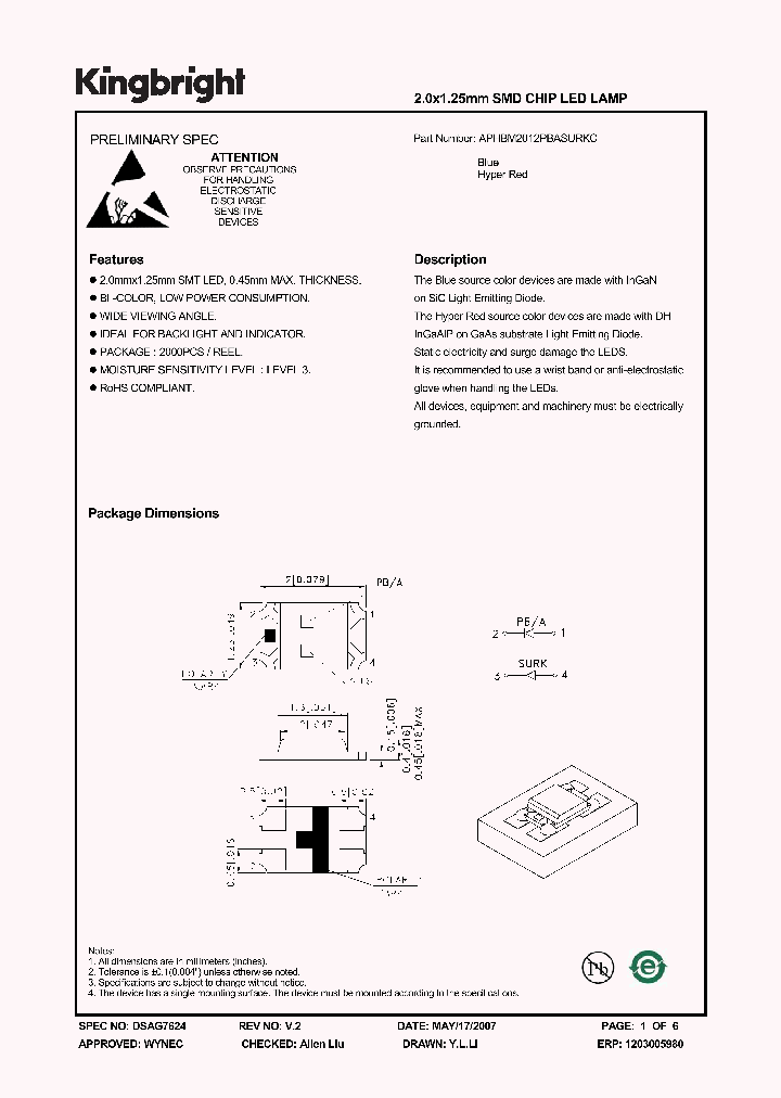 APHBM2012PBASURKC_4255146.PDF Datasheet