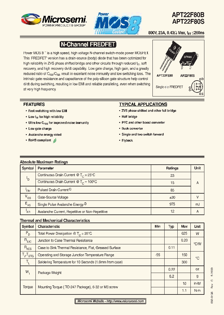 APT22F80B_4487057.PDF Datasheet