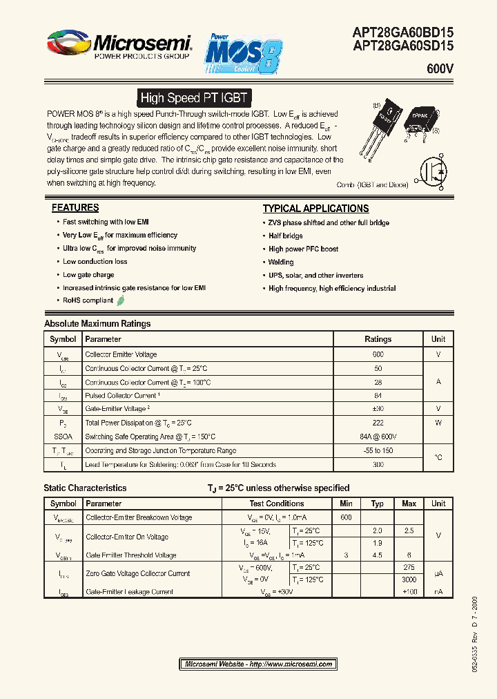 APT28GA60BD15_4501602.PDF Datasheet