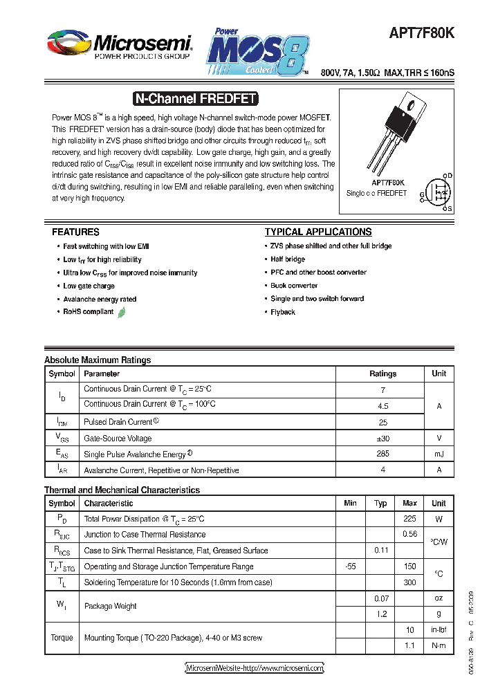 APT7F80K_4829520.PDF Datasheet