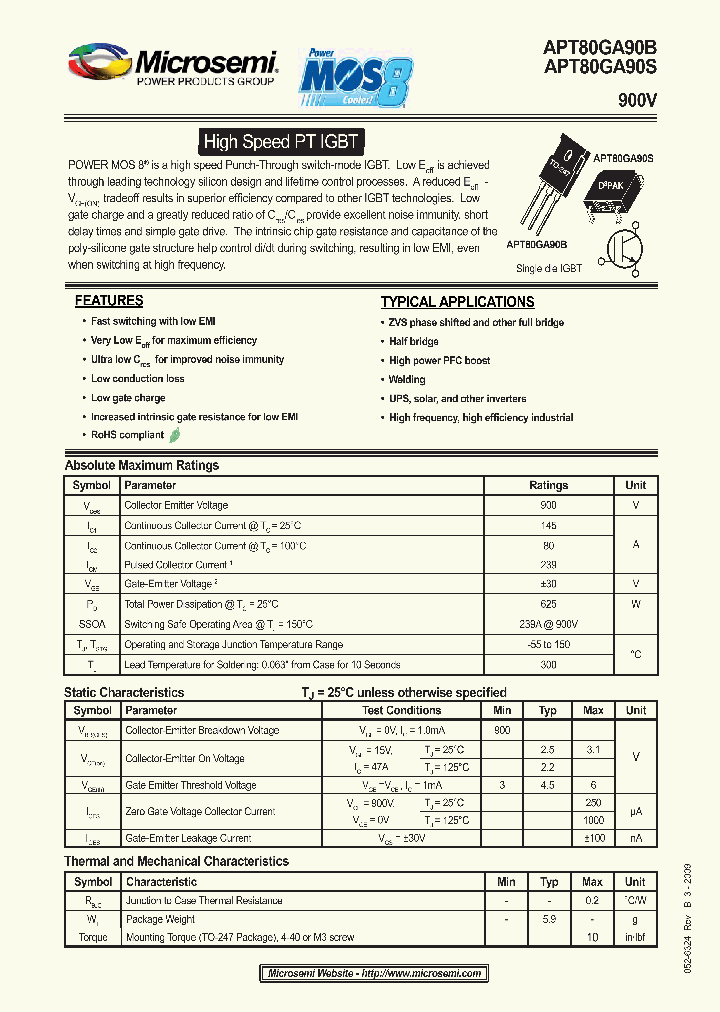 APT80GA90B_4703089.PDF Datasheet