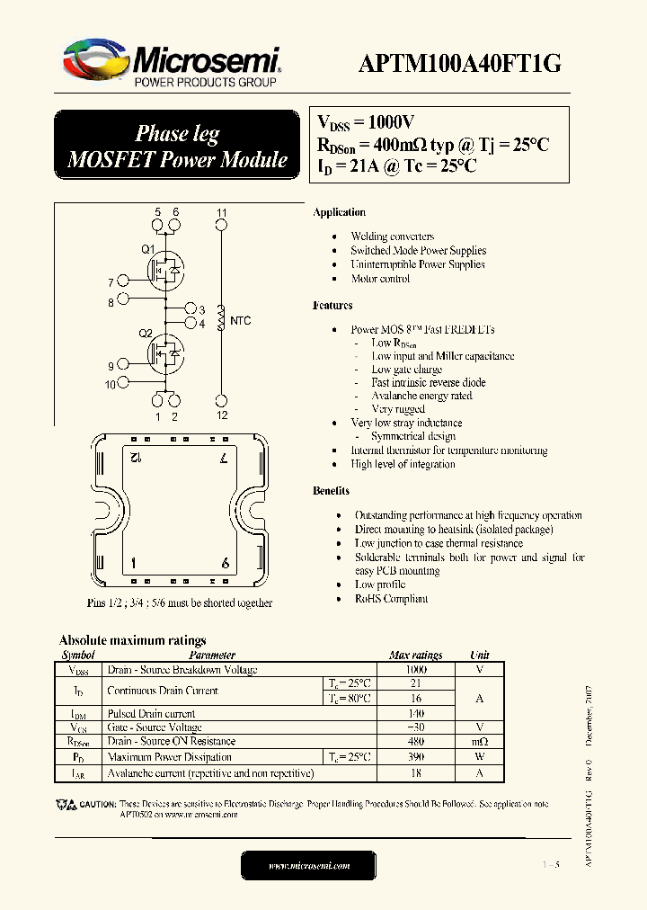 APTM100A40FT1G_4567112.PDF Datasheet