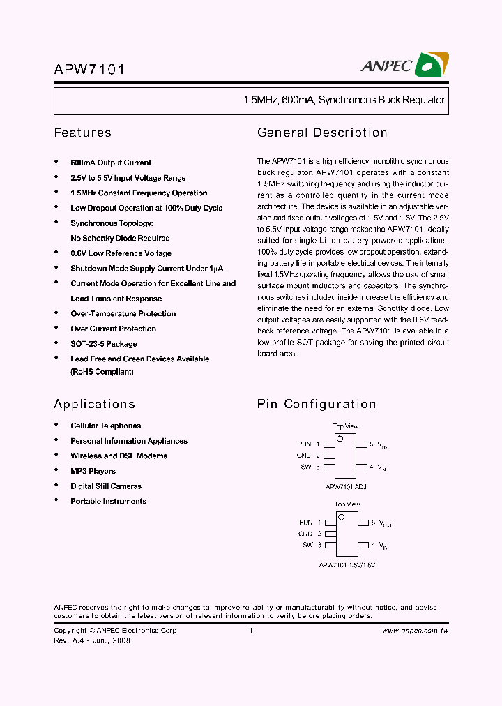 APW7101_4241422.PDF Datasheet