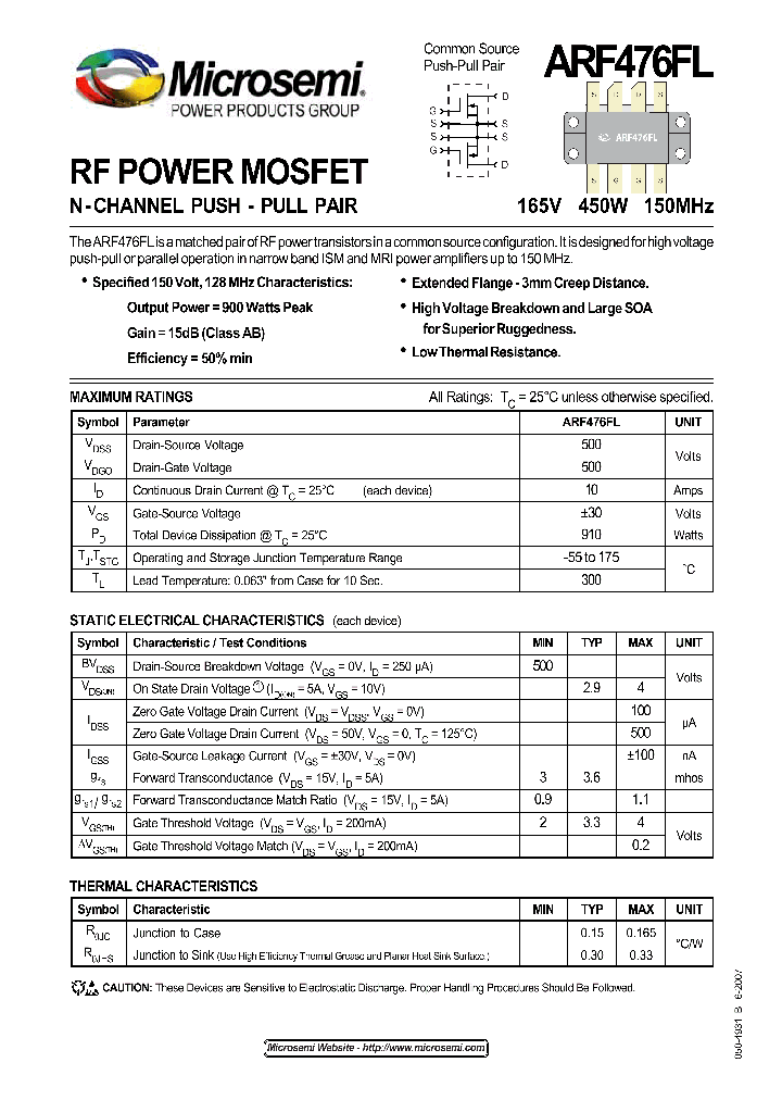 ARF476FL_4661558.PDF Datasheet