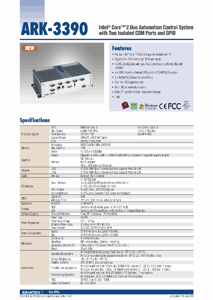 ARK-3390_4578325.PDF Datasheet