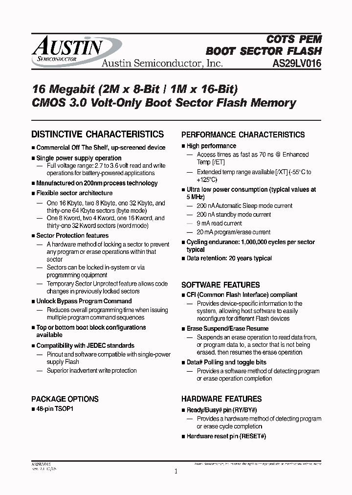 AS29LV016_4469984.PDF Datasheet
