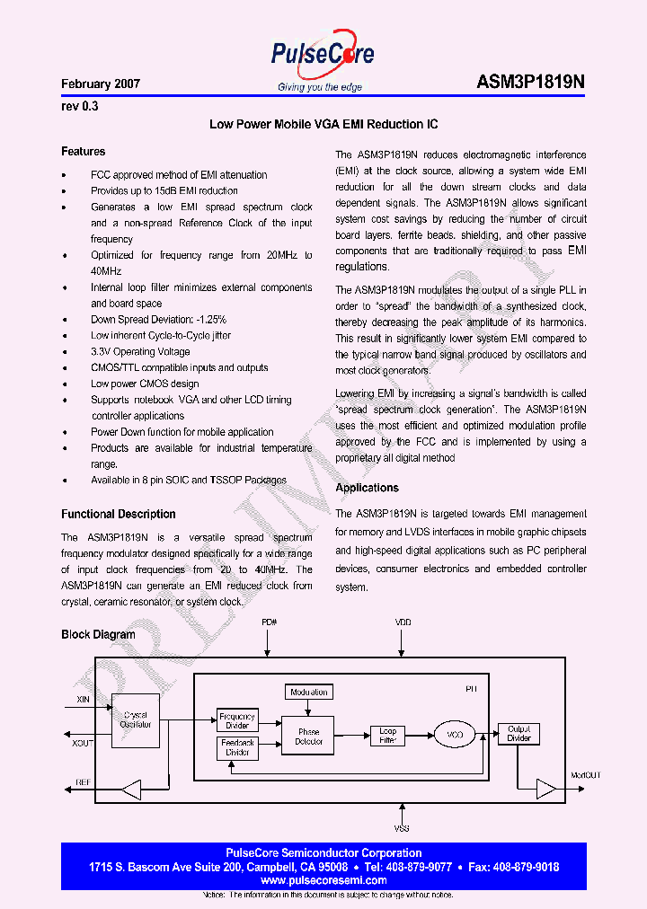 ASM3P1819N_4501126.PDF Datasheet