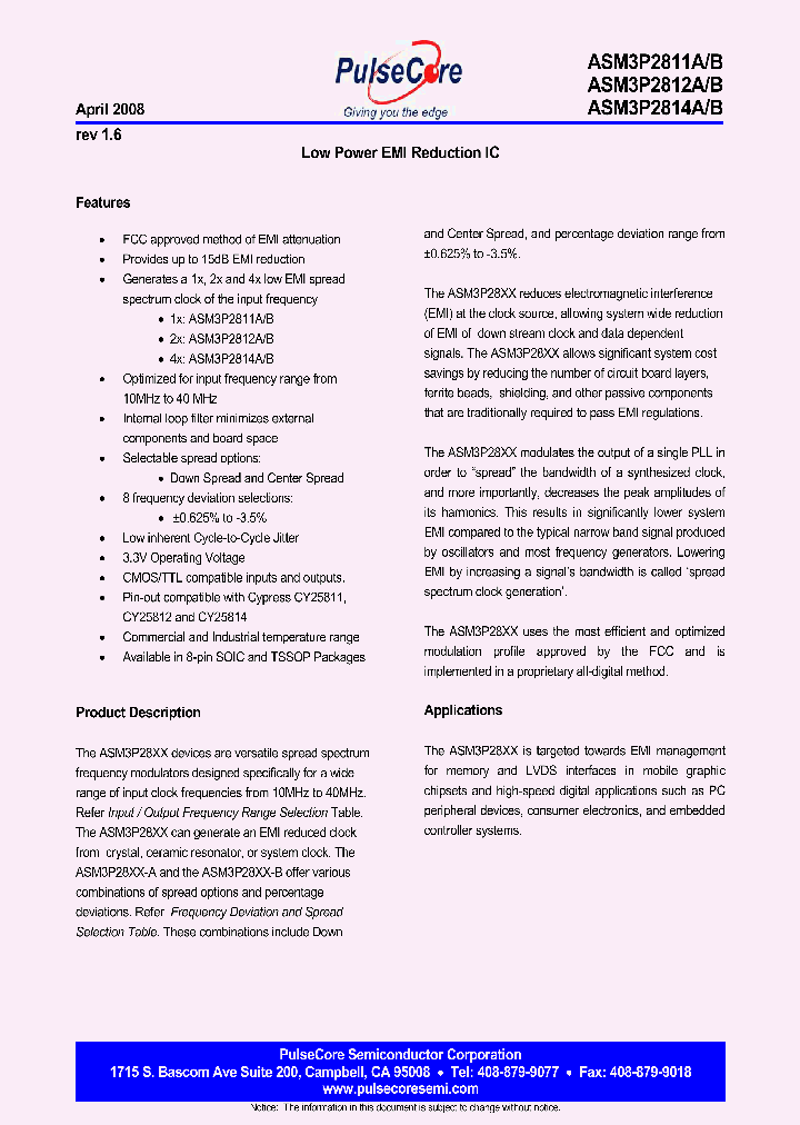ASM3P2811A1_4864420.PDF Datasheet