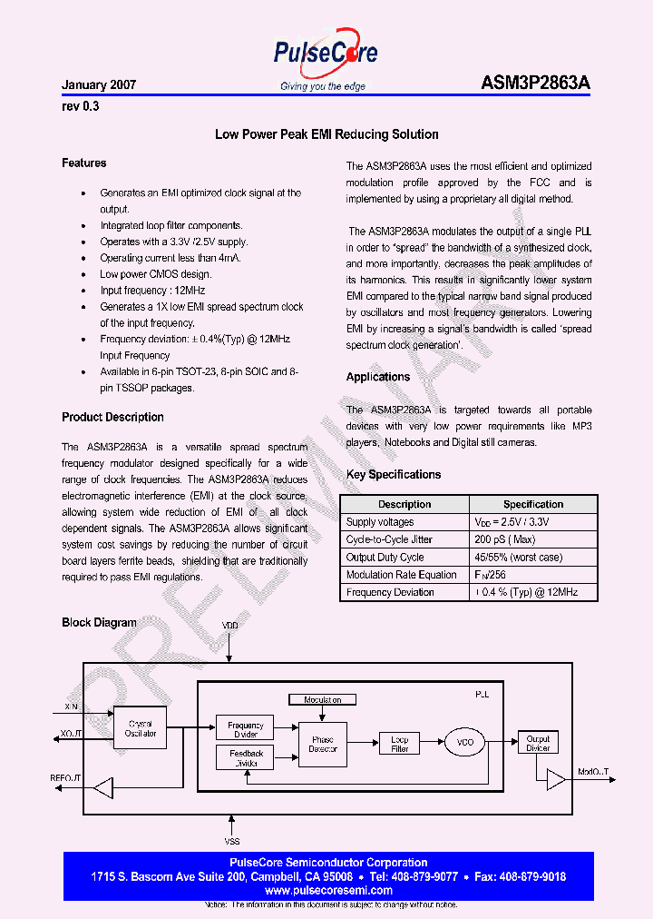 ASM3P2863A_4575543.PDF Datasheet