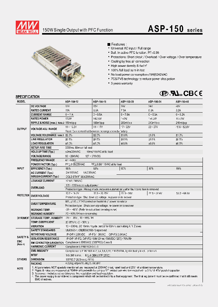 ASP-150_4411616.PDF Datasheet