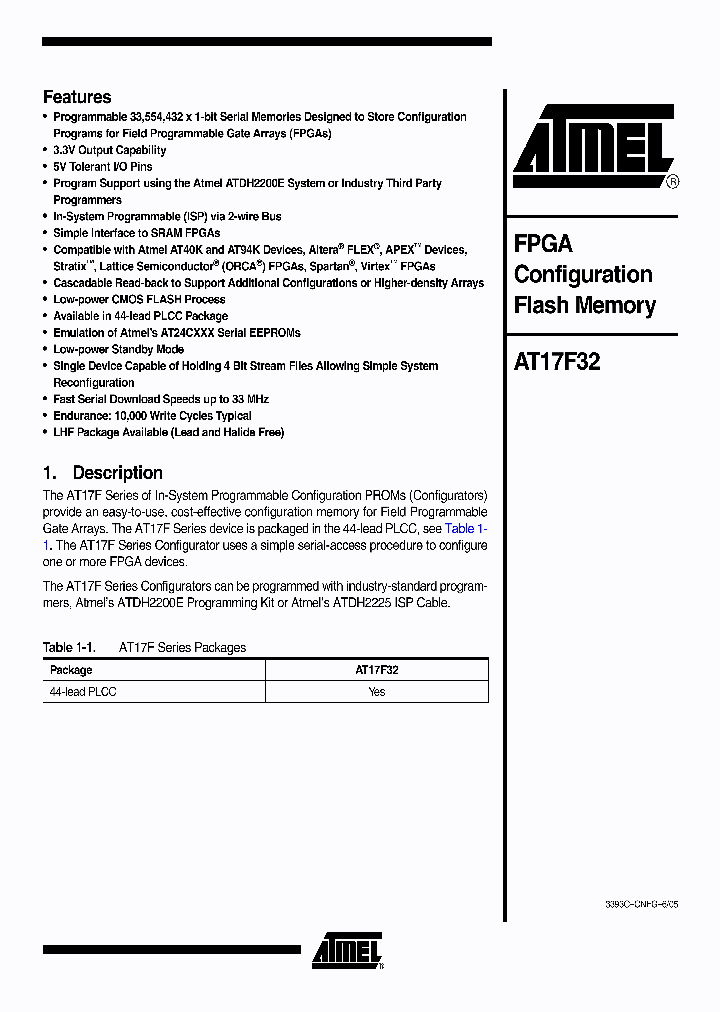 AT17F32_4323279.PDF Datasheet